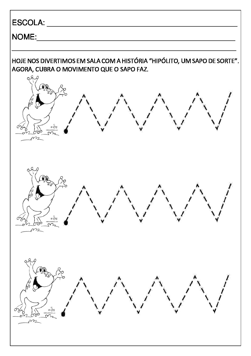 Atividade pronta - coordenação motora