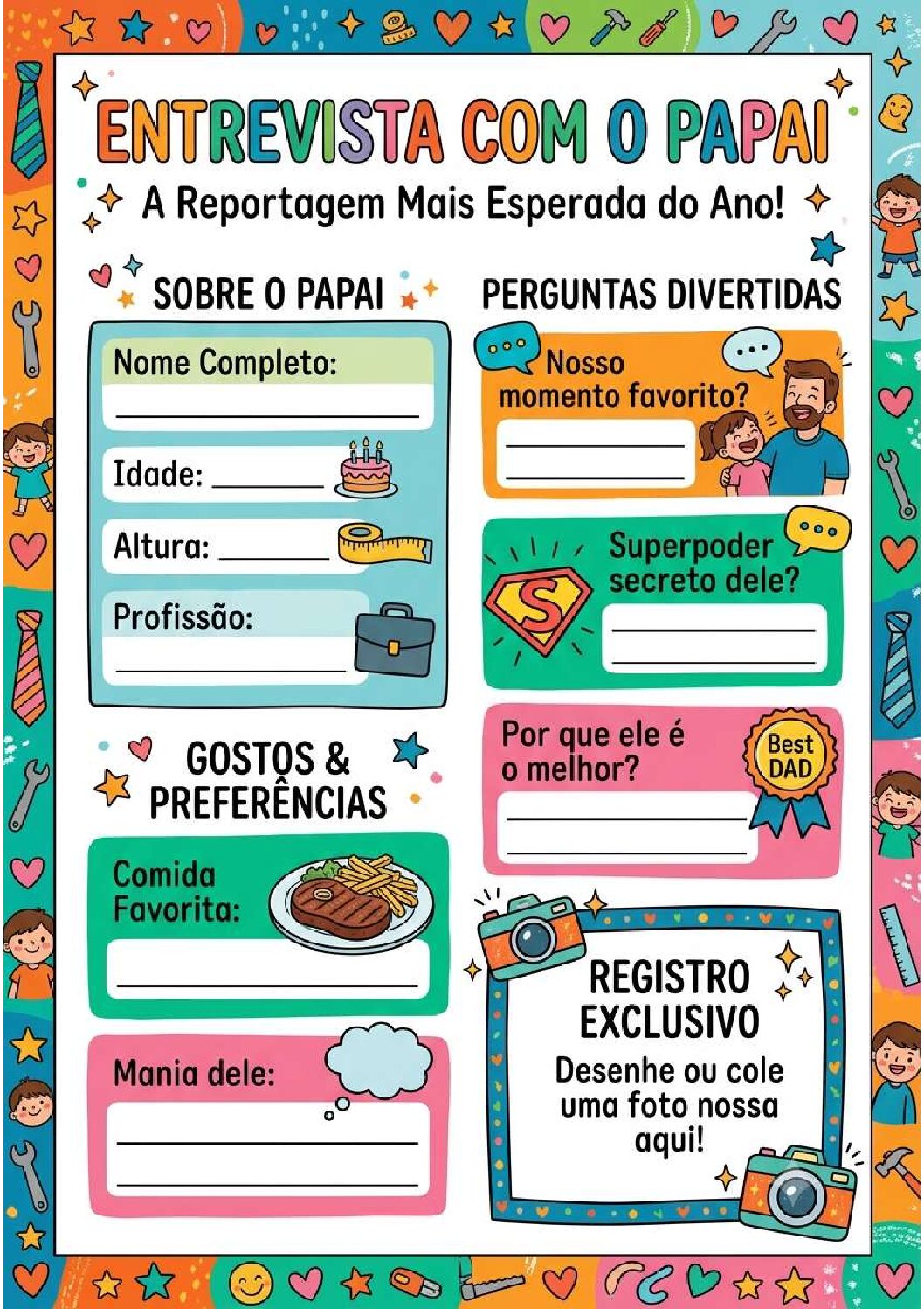 Kit de Atividades Dia dos Pais - Imagem 3